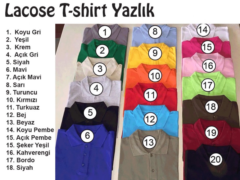 lacose T-shirt yazlık